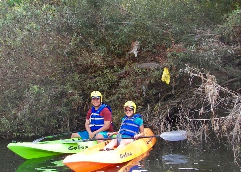 Plastic Bags in LA River