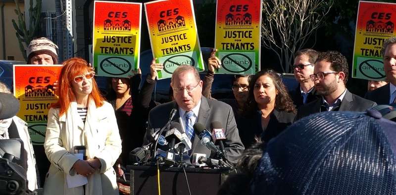 Press Conference on illegal short-term rentals