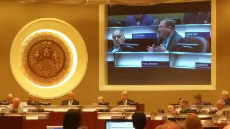 Metropolitan Water District Board Meeting