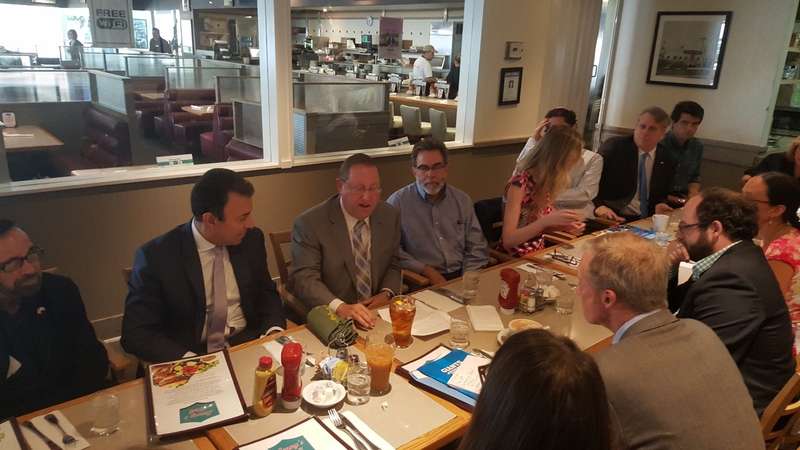 Breakfast at Lenny's Deli in Westwood