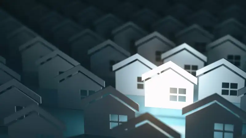 concept image of the real estate industry